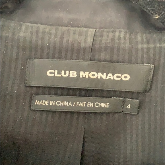 Club Monaco fitted black blazer - Picture 3 of 4